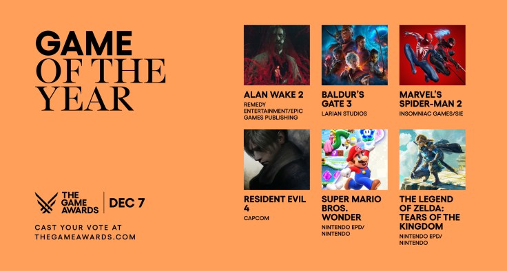 Nominados The Games&nbsp;Awards